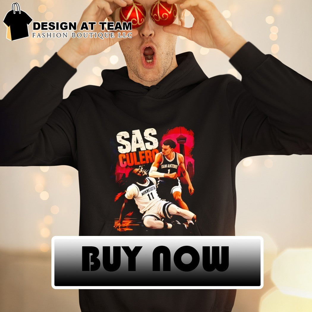 Sas Culero Victor Wembanyama elbow Naz Reid Basketball 90s style vintage shirt