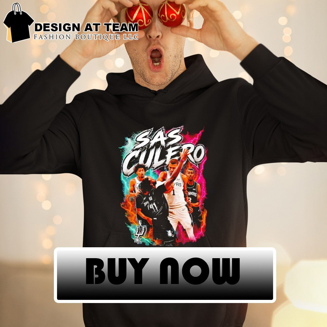 Sas Wemby The Alien Victor Wembanyama elbow Naz Reid San Antonio Spurs shirt