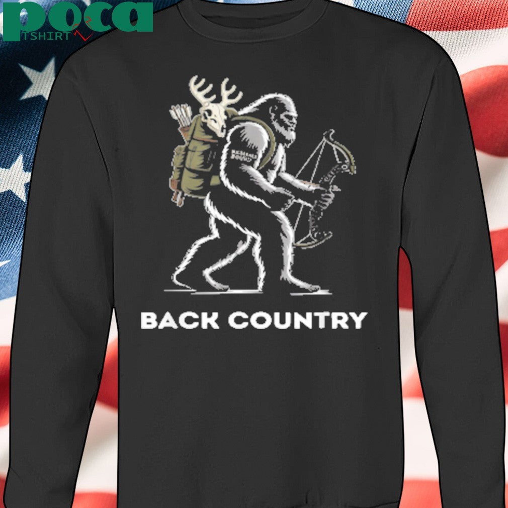 Sasquatch Big Foot Hunting Back Country Archery shirt