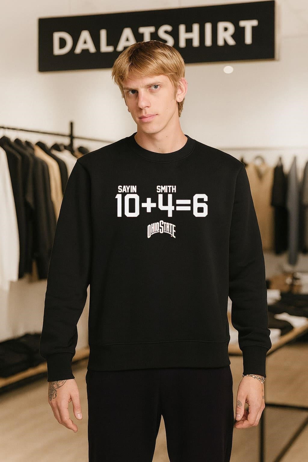 Sayin 10 Plus Smith 4 Equals 6 Ohio State Football shirt