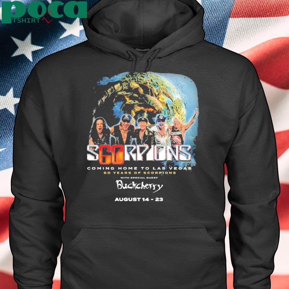 Scorpions Coming Home To Las Vegas 60 Years Of Scorpions Tour On August 14 And 23 2025 Unisex T-Shirt