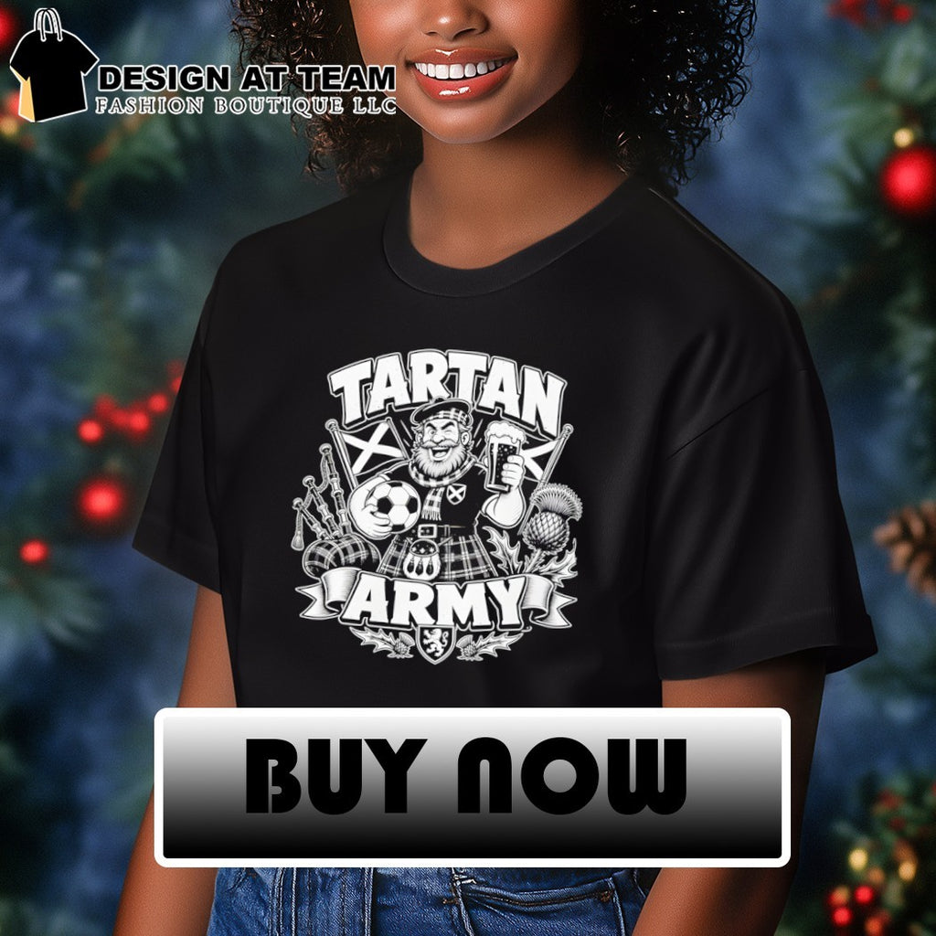Scotland Soccer Bagpipes and Beer Tartan Army World Cup 2026 shirt