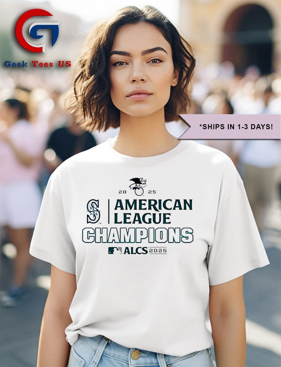 Seattle Mariners 2025 American League Champions Locker Room shirt