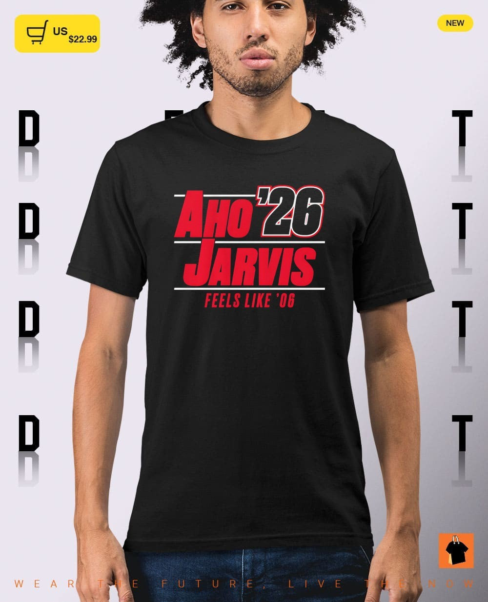 Sebastian Aho and Seth Jarvis Aho-Jarvis ’26 Feels Like ’06 Carolina Hurricanes NHL 2026 shirt
