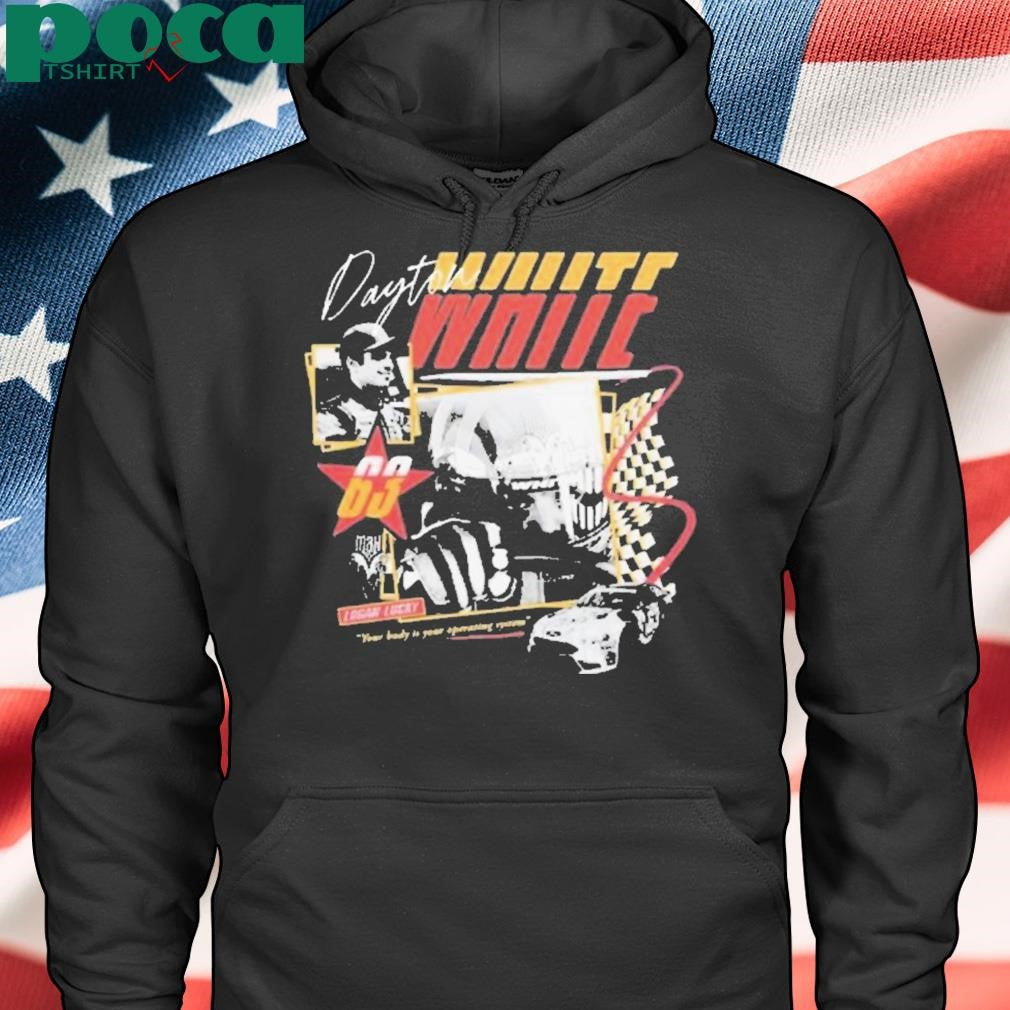 Sebastian Stan Dayton White In Logan Lucky Your Body Is Your Operating Systems T Shirt
