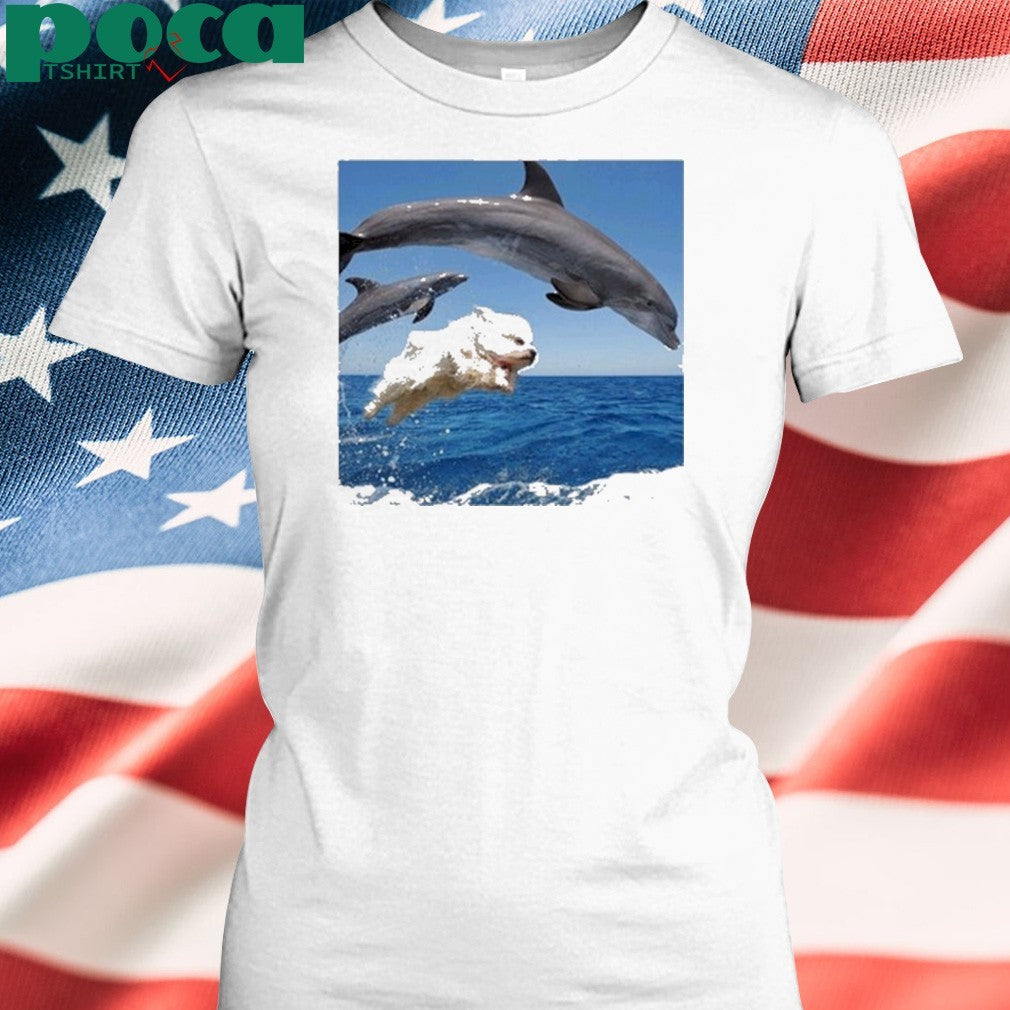Sebastian vettel wearing dolphins and dog T-shirt