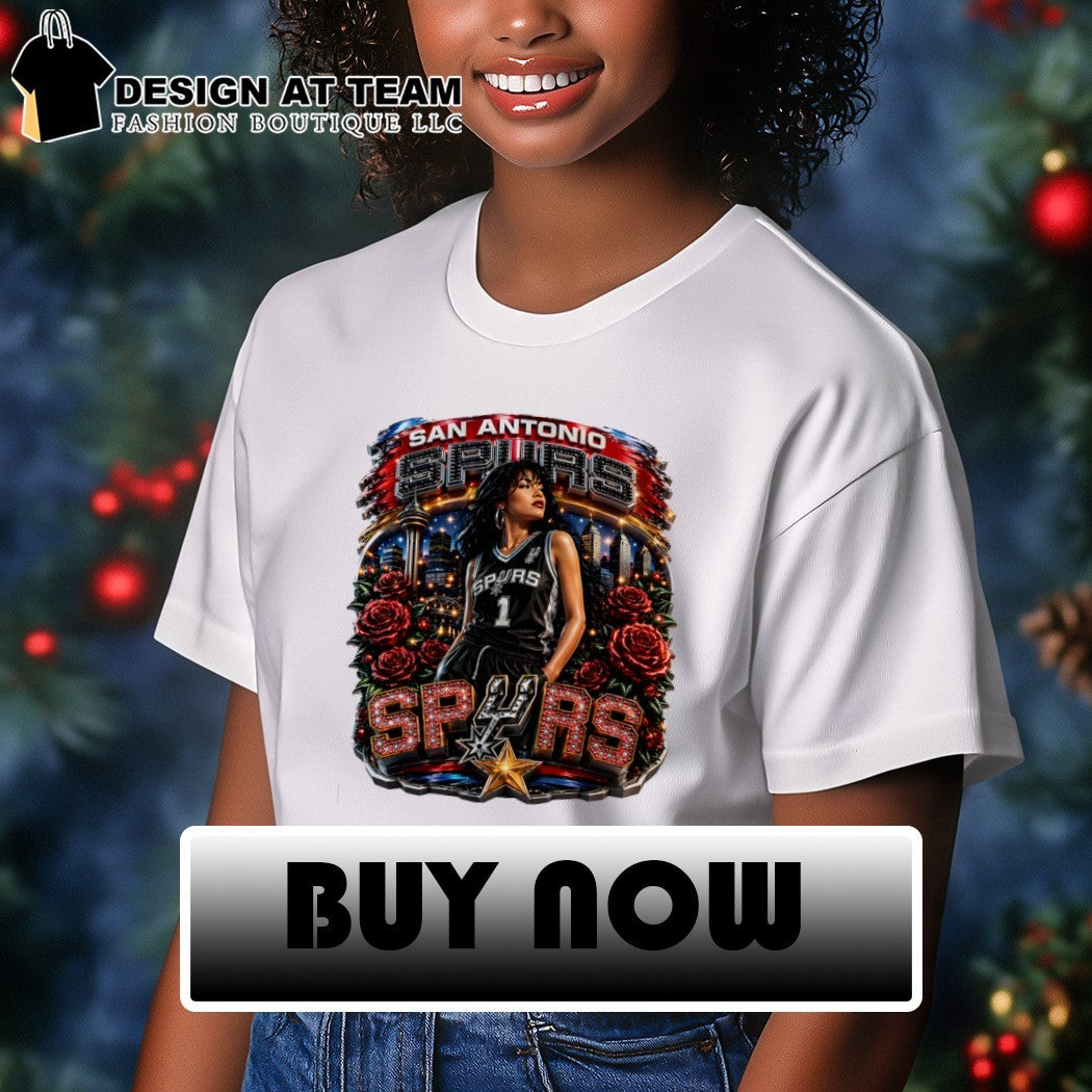 Selena Wemby San Antonio Spurs Basketball City Skyline Roses 2026 shirt
