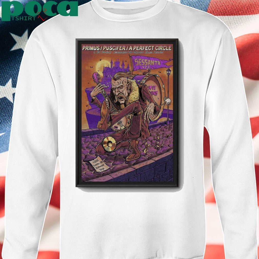 Sessanta 05 22 2025 Budweiser Stage Toronto, ON Concert Poster shirt
