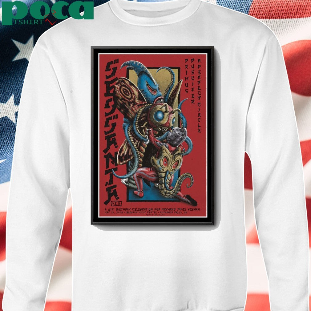 Sessanta Cuyahoga Falls, OH May 25 2025 Blossom Music Center Event Poster shirt