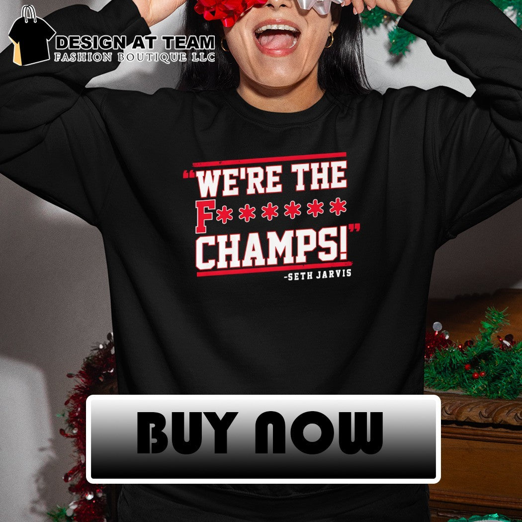 Seth Jarvis Carolina Hurricanes NHL We’re The Fuck Champs 2026 shirt
