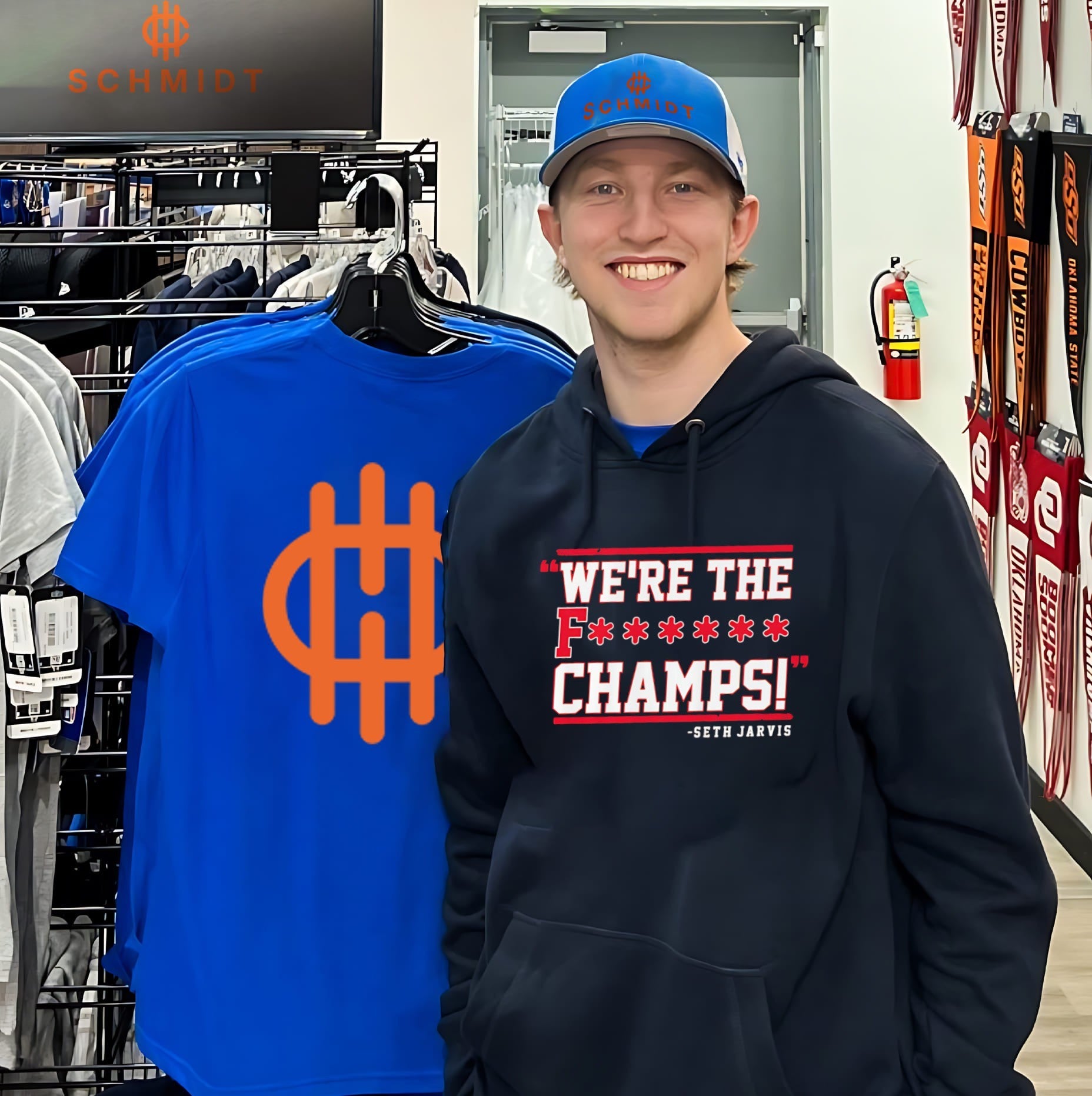 Seth Jarvis We’re the Fucking Champs Carolina Hurricanes 2026 Stanley Cup Champions shirt