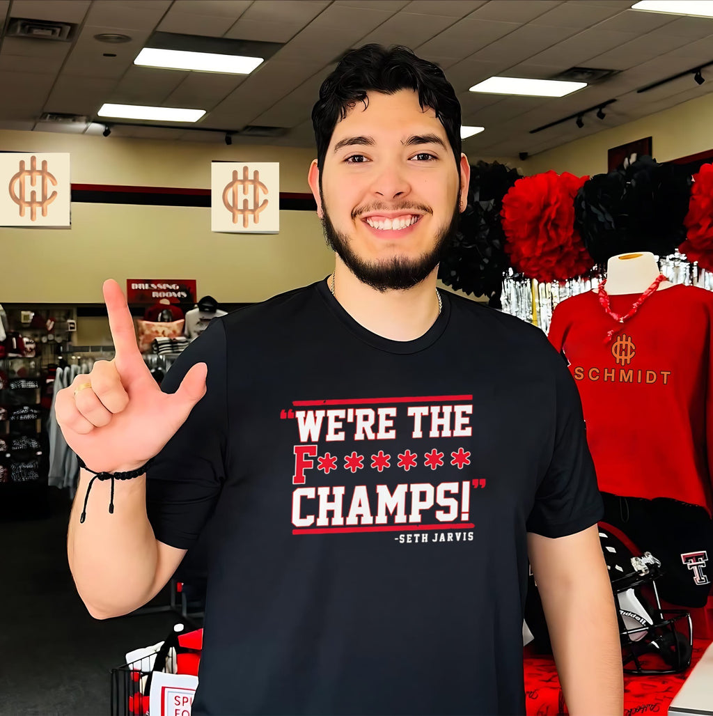 Seth Jarvis We’re the Fucking Champs Carolina Hurricanes 2026 Stanley Cup Champions shirt