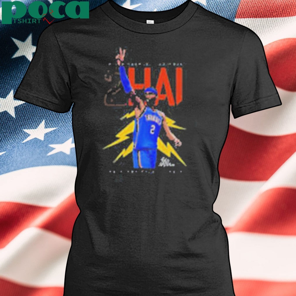 Shai Gilgeous Alexander 2HAI Oklahoma City Thunder NBA Basketball signature shirt