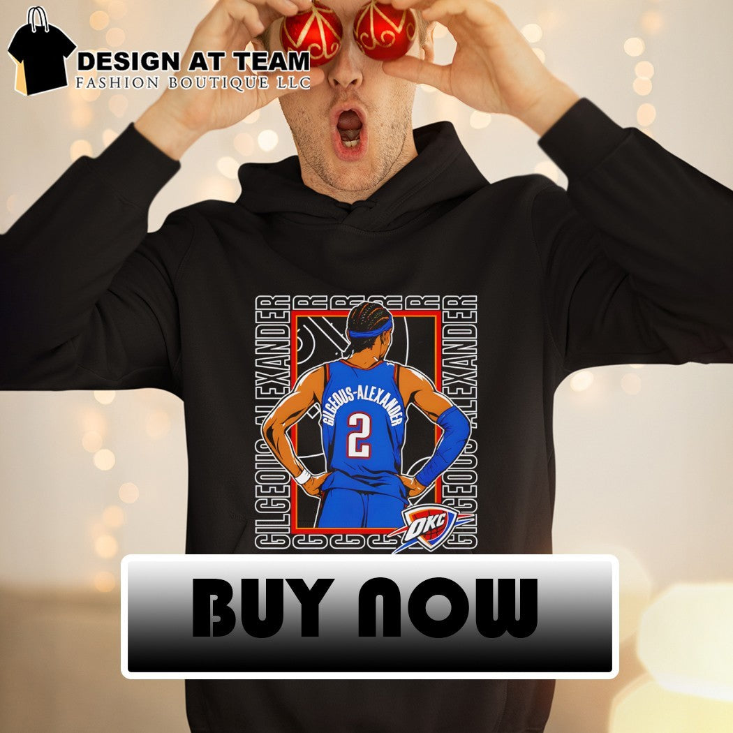 Shai Gilgeous-Alexander OKC Thunder Basketball Player 2026 shirt
