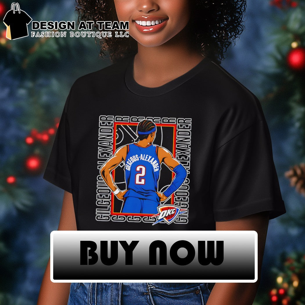 Shai Gilgeous-Alexander OKC Thunder Basketball Player 2026 shirt