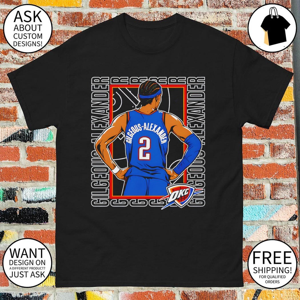 Shai Gilgeous-Alexander OKC Thunder Basketball Player 2026 shirt