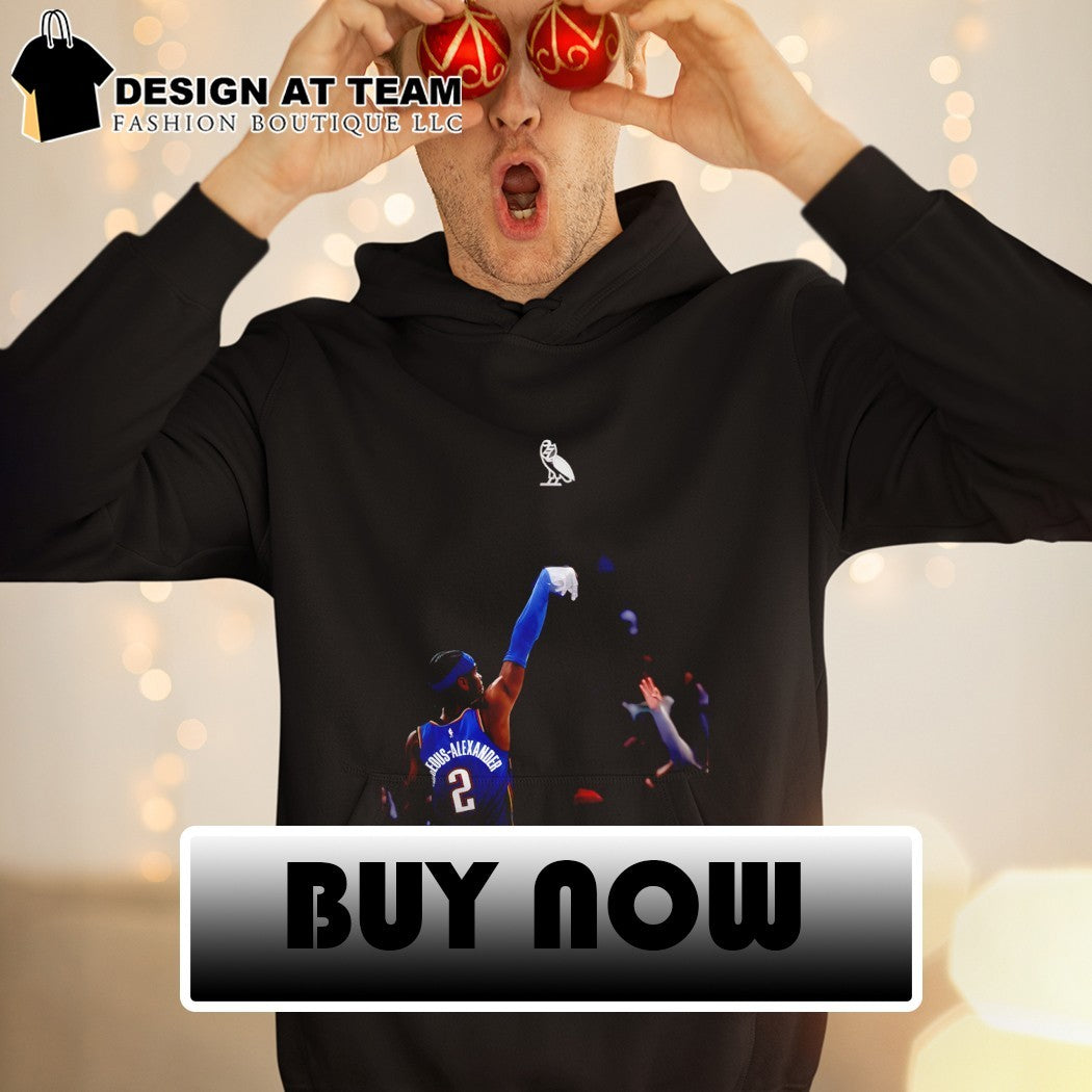 Shai Gilgeous Alexander OKC Thunder x Drake Iceman Diamond glove shirt