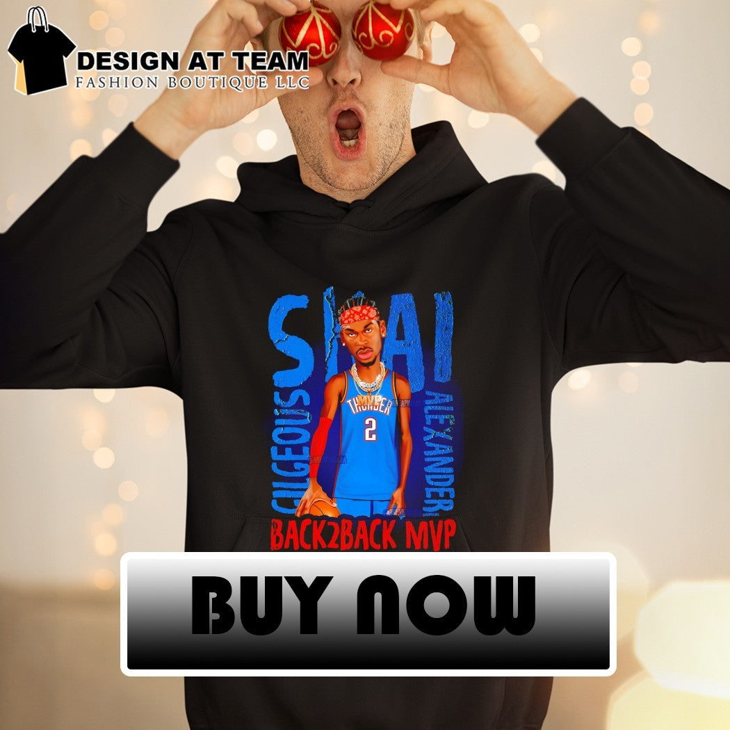 Shai Gilgeous-Alexander Oklahoma City Thunder Back 2 Back MVP 2026 shirt