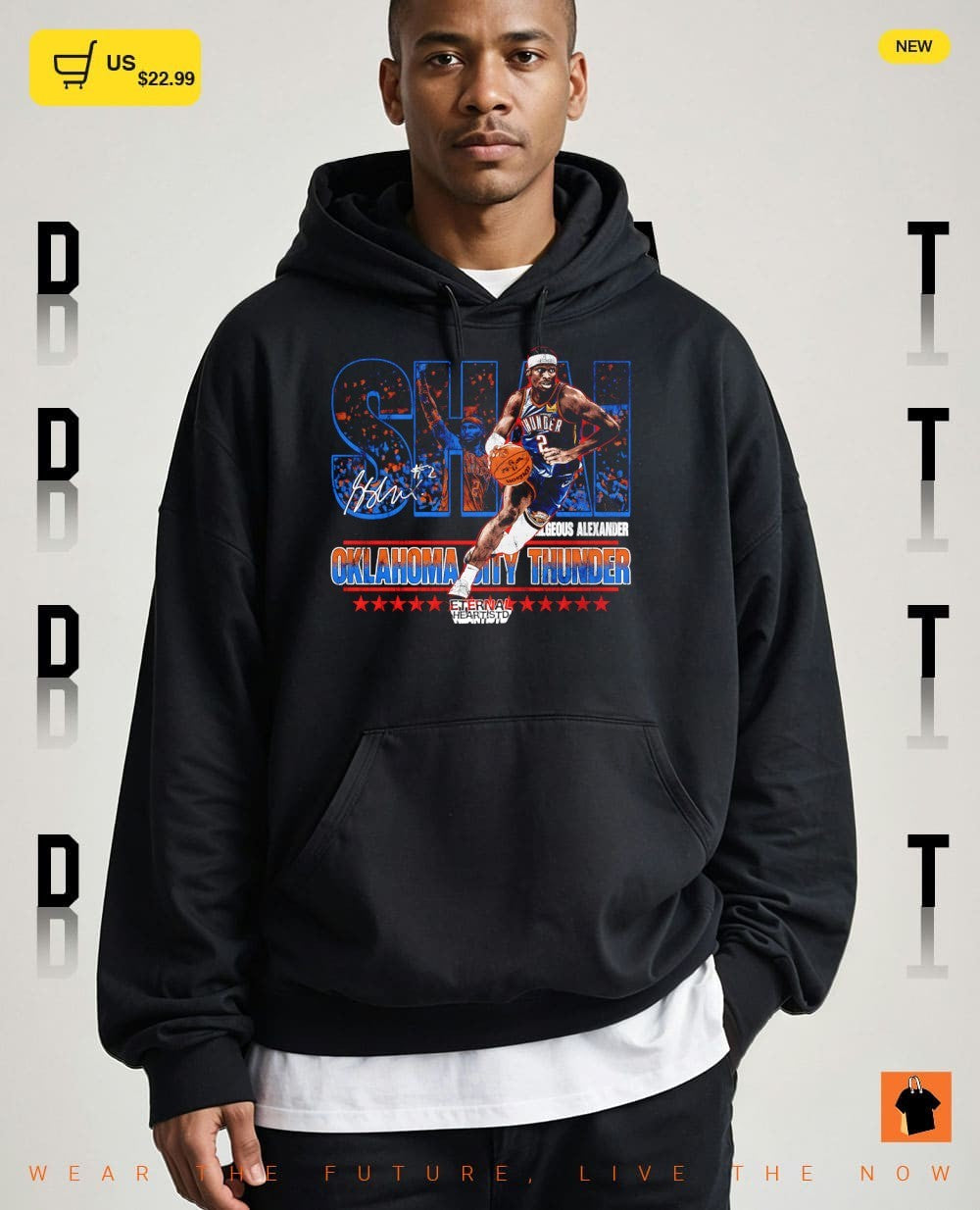 Shai Gilgeous-Alexander Oklahoma City Thunder Basketball NBA Eternal Heartists signature shirt