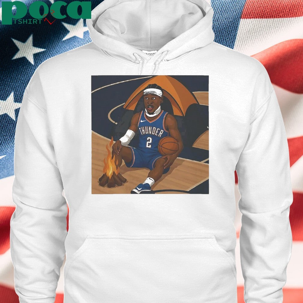 Shai Gilgeous-Alexander On Fire Shirt