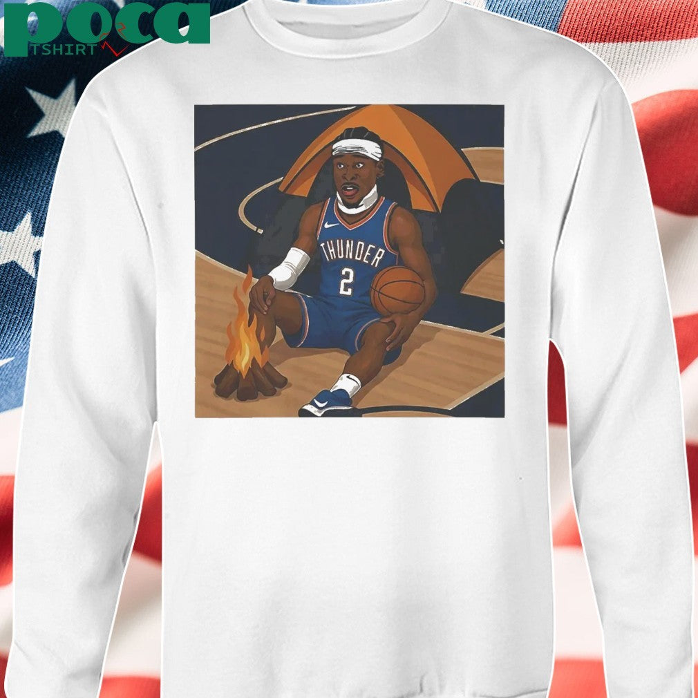 Shai Gilgeous-Alexander On Fire Shirt