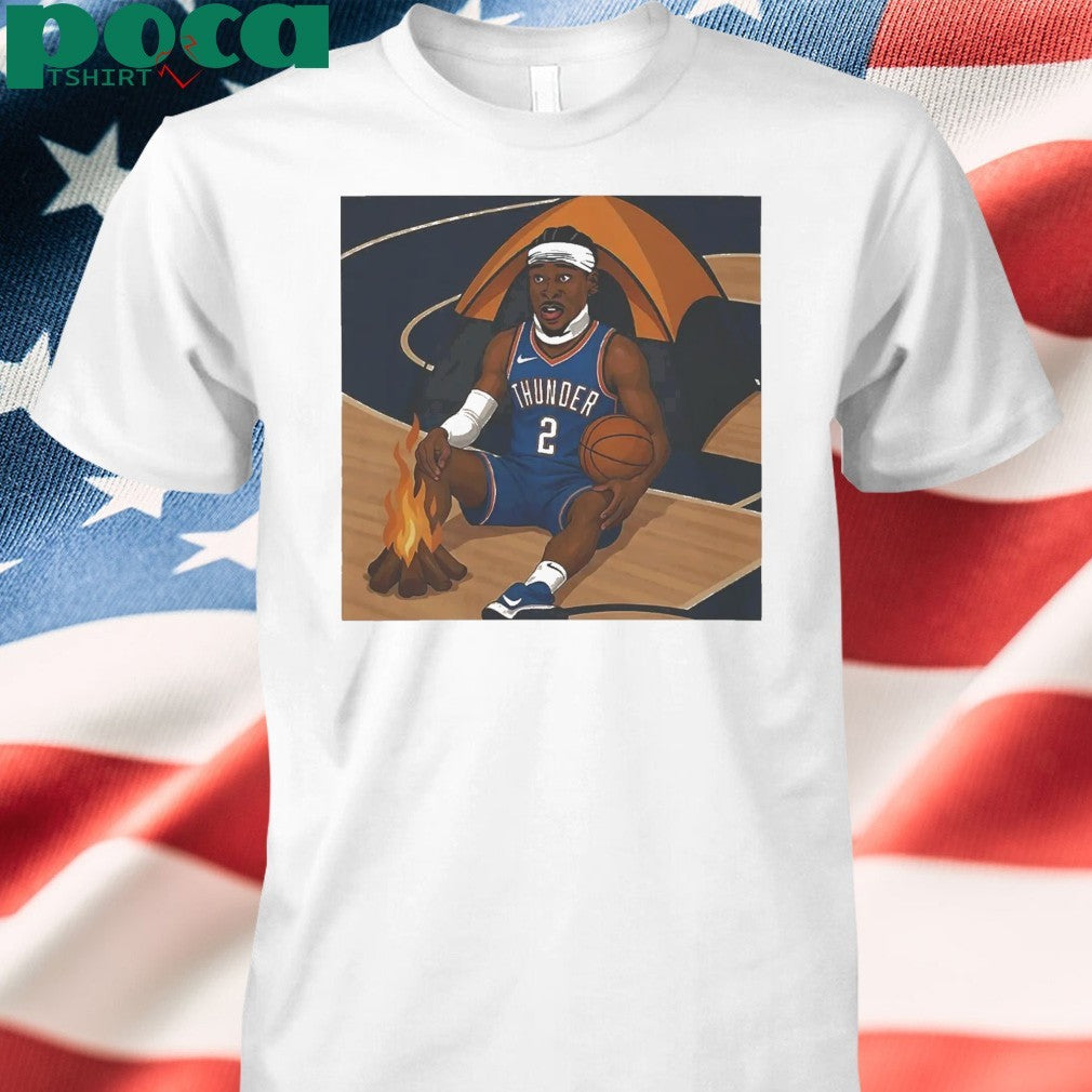 Shai Gilgeous-Alexander On Fire Shirt