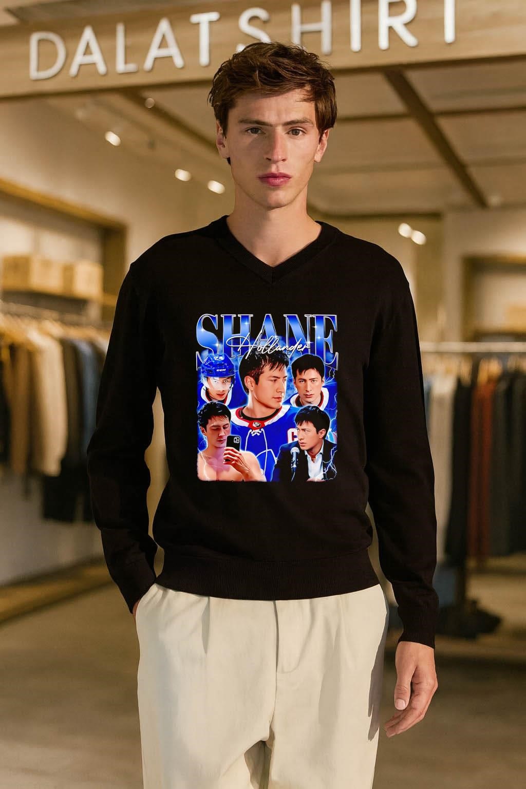 Shane Hollander Ice Hockey Athlete Collage shirt