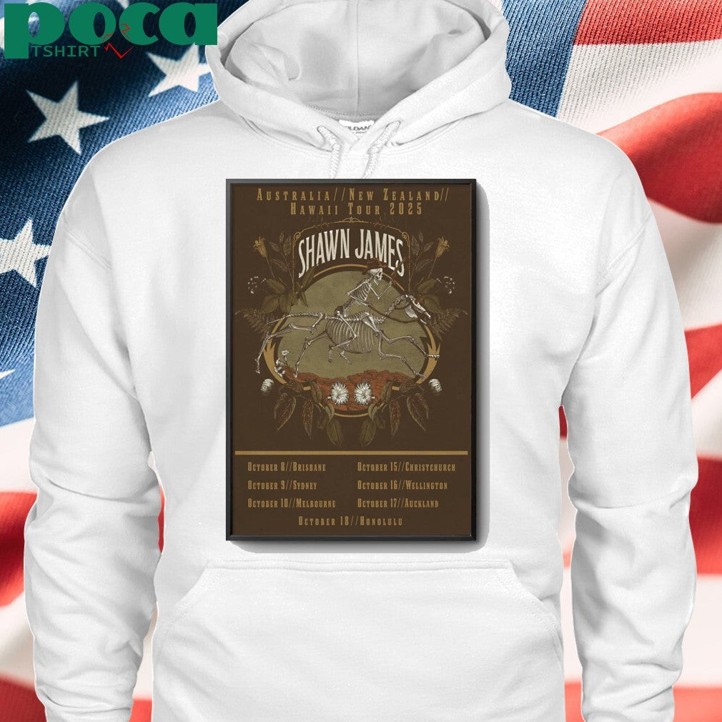 Shawn James October 2025 Tour Poster shirt