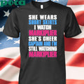 She Wears Short Skirts I Watch Markiplier She’s Cheer Captain T-Shirt