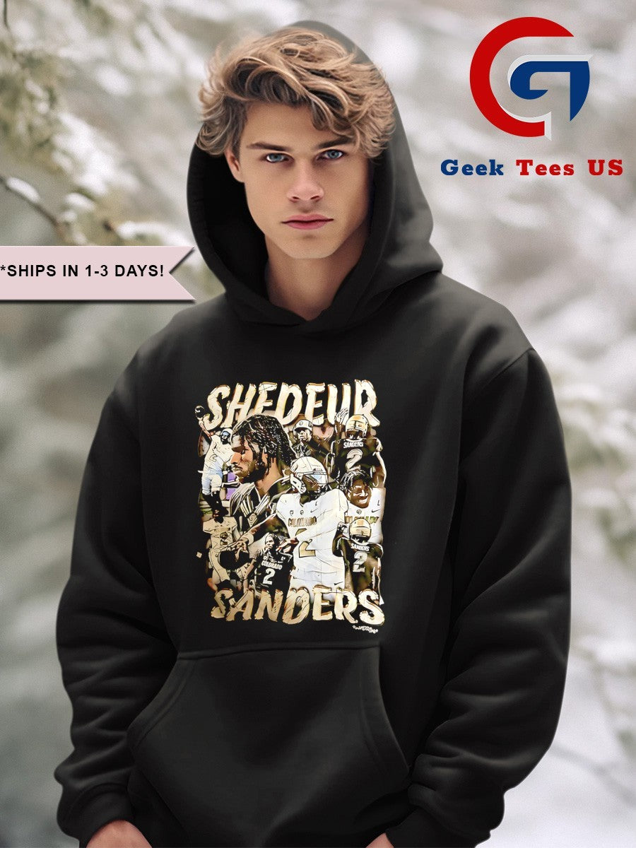 Shedeur Sanders Colorado Buffaloes football graphic shirt
