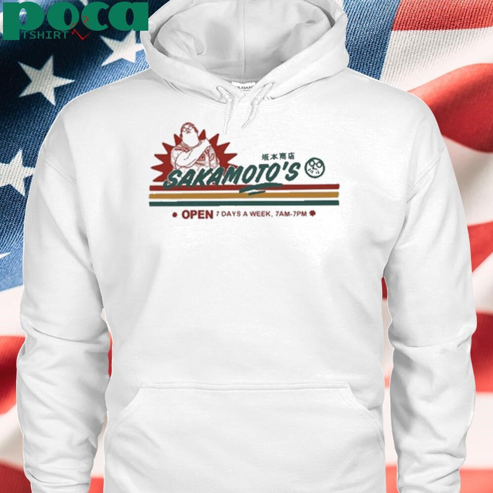 Sheeeeshiba Sakamoto’s Open 7 Days A Week Shirt
