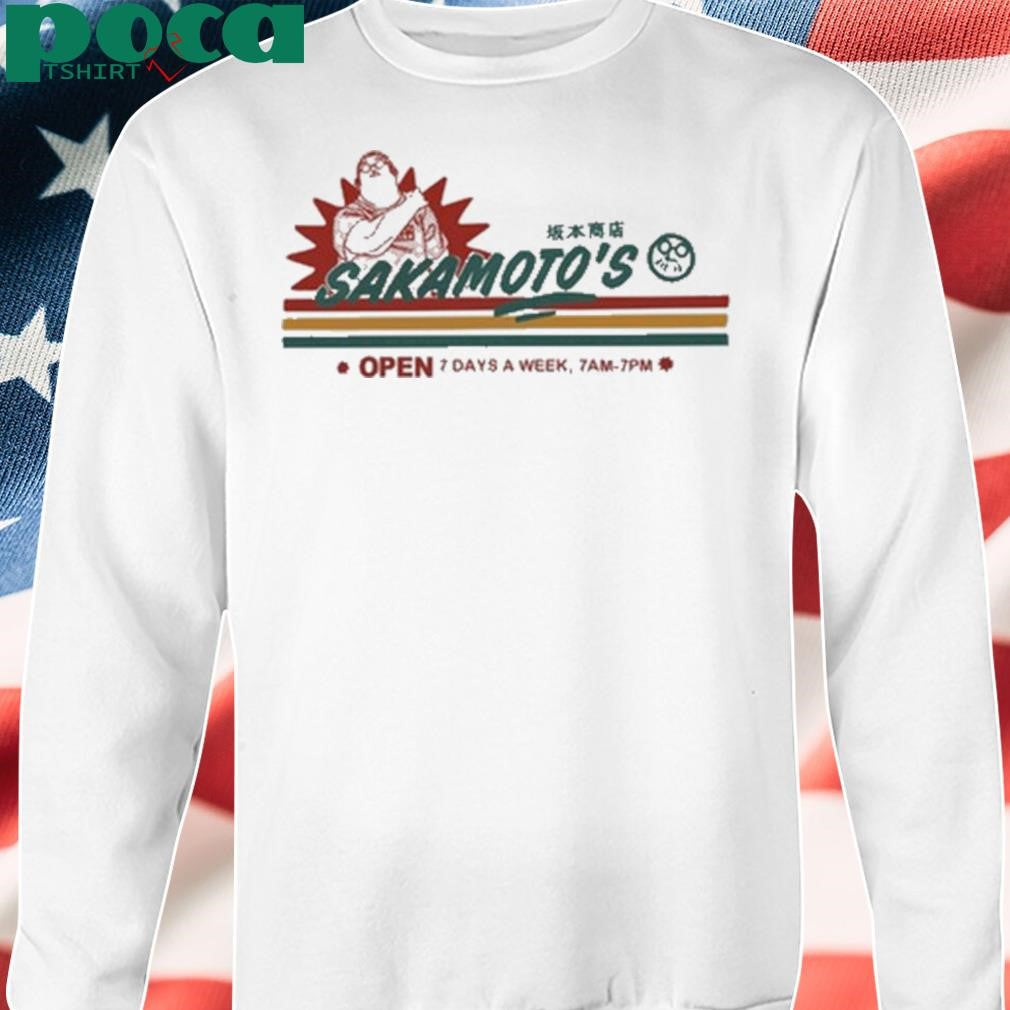 Sheeeeshiba Sakamoto’s Open 7 Days A Week Shirt