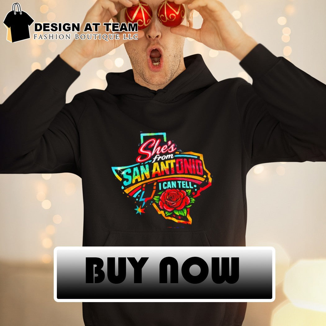 She’s From San Antonio I can tell Spurs basketball inspired shirt