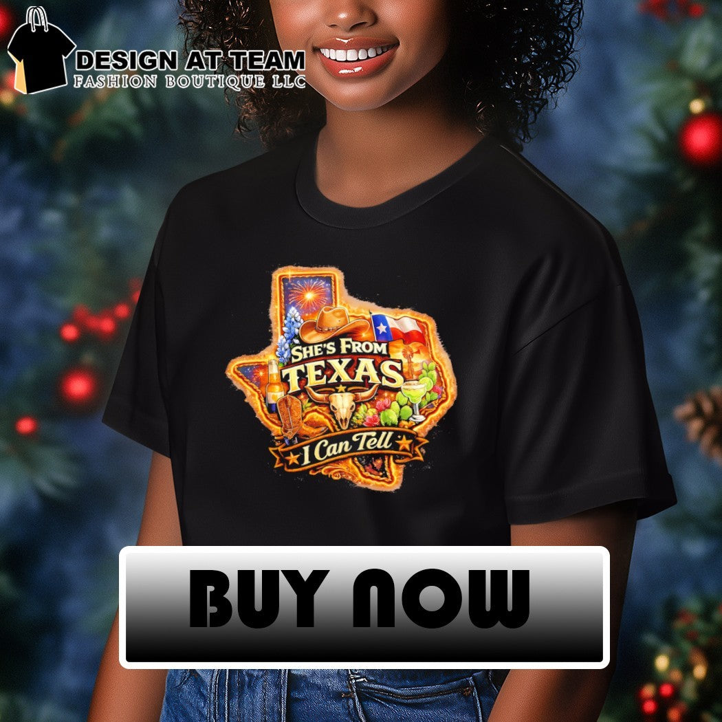 She’s from Texas Cowboy I can tell Texas Map 2026 shirt