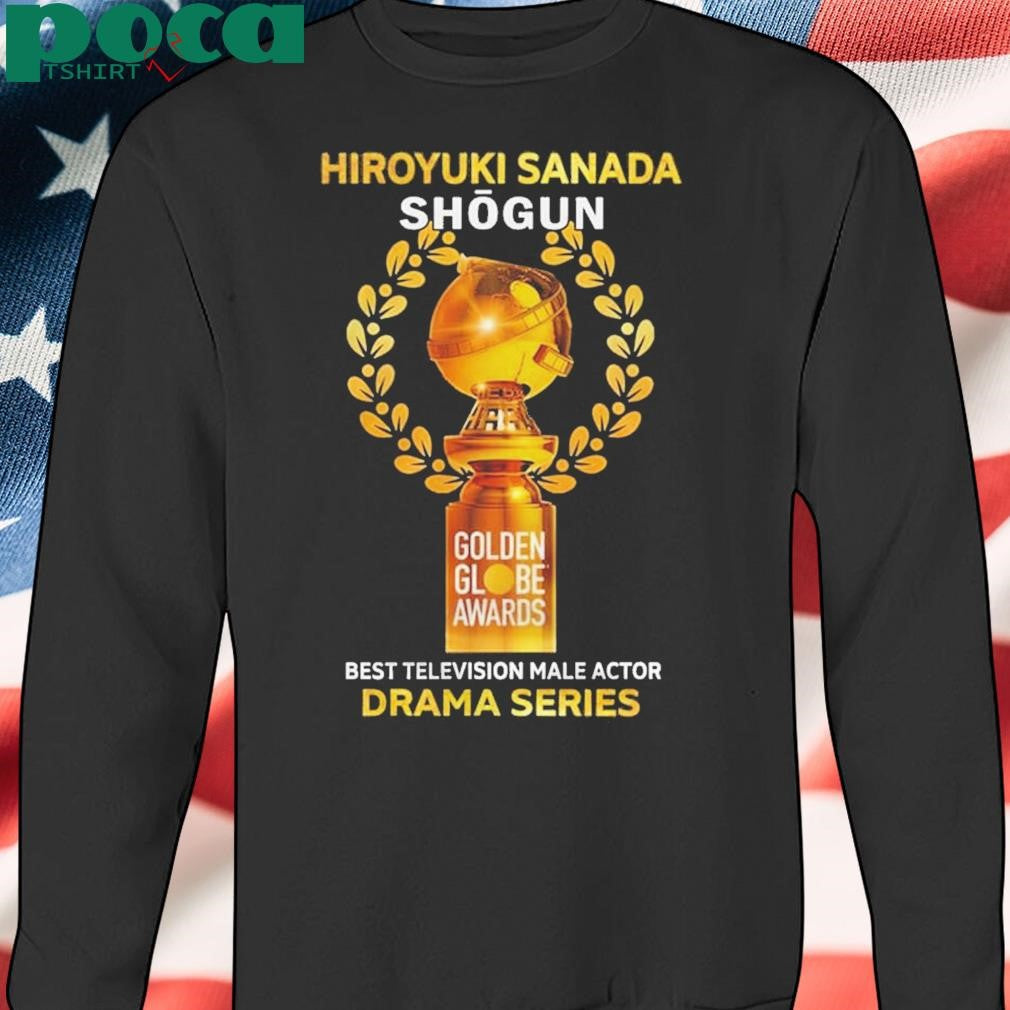 Shogun Golden Globes Best Television Male Actor Hiroyuki Sanada 2025 T-Shirt