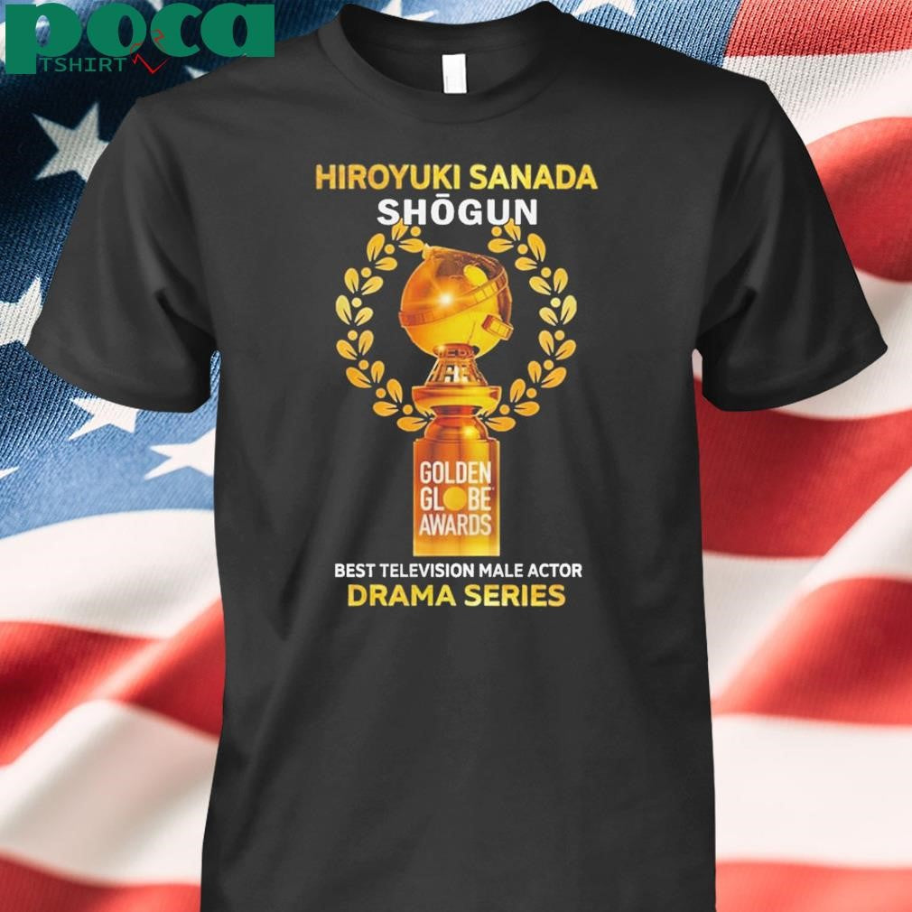 Shogun Golden Globes Best Television Male Actor Hiroyuki Sanada 2025 T-Shirt