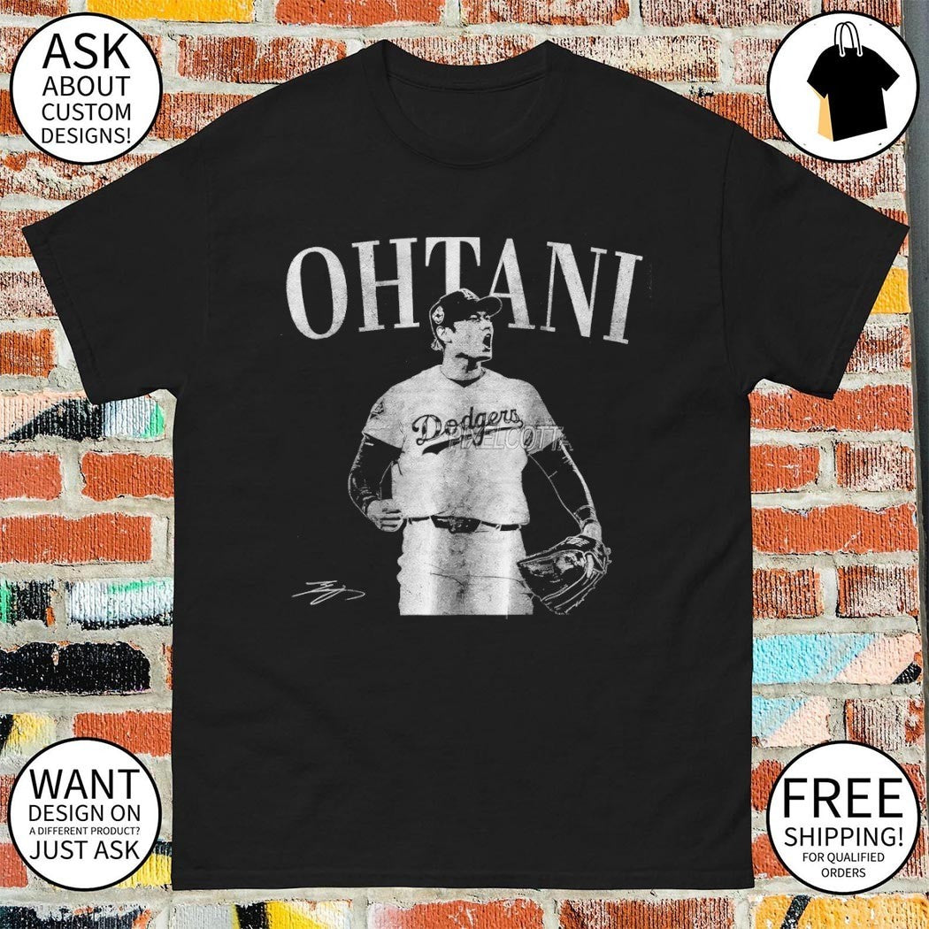 Shohei Ohtani Los Angeles Dodgers Baseball Game Day signature shirt
