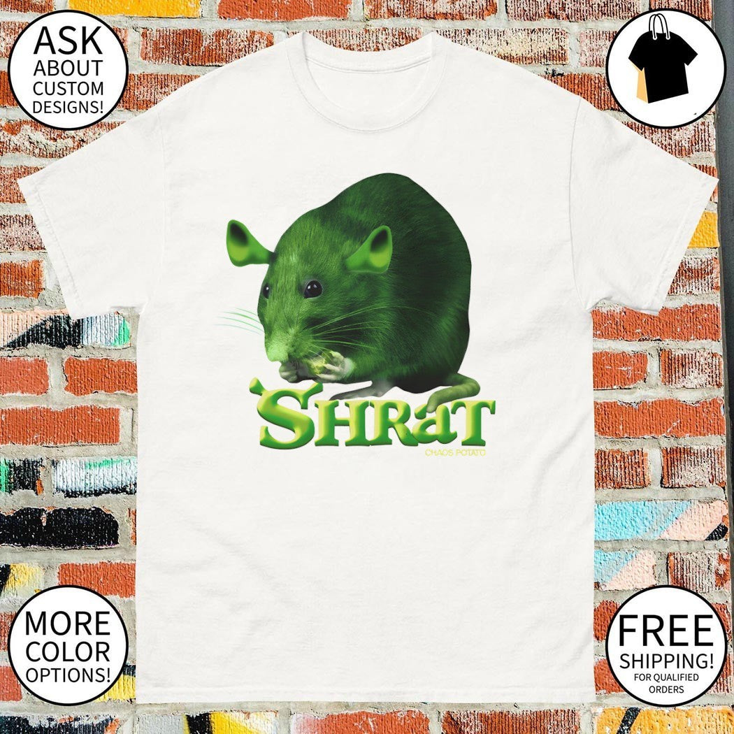 Shrek rat animal hybrid Shrat Chaos Potato meme shirt