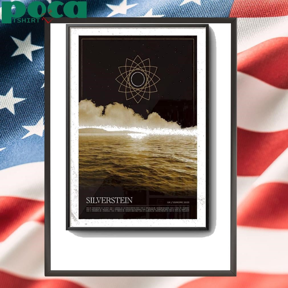 Silverstein 2025 UK Europe Poster shirt