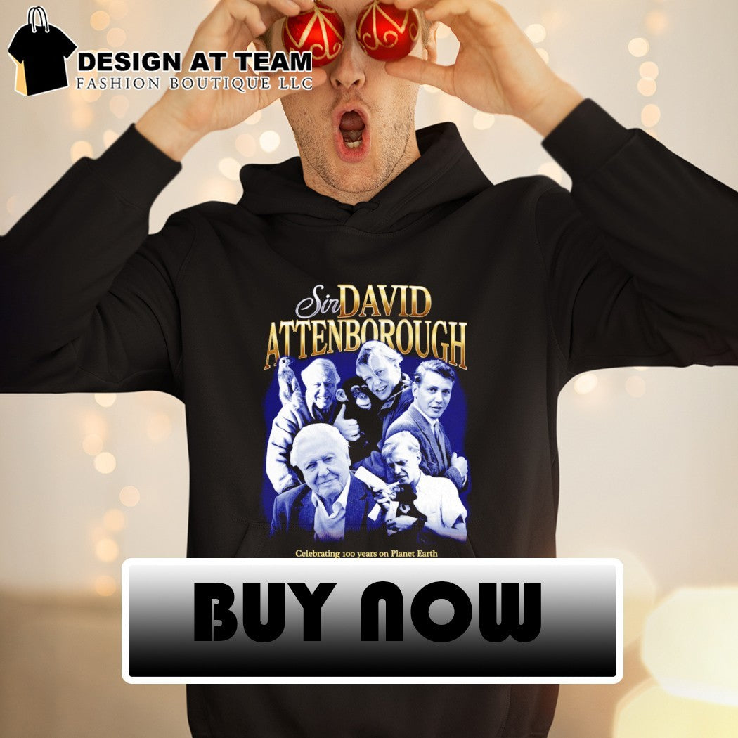 Sir David Attenborough Celebrating 100 years on Planet Earth shirt