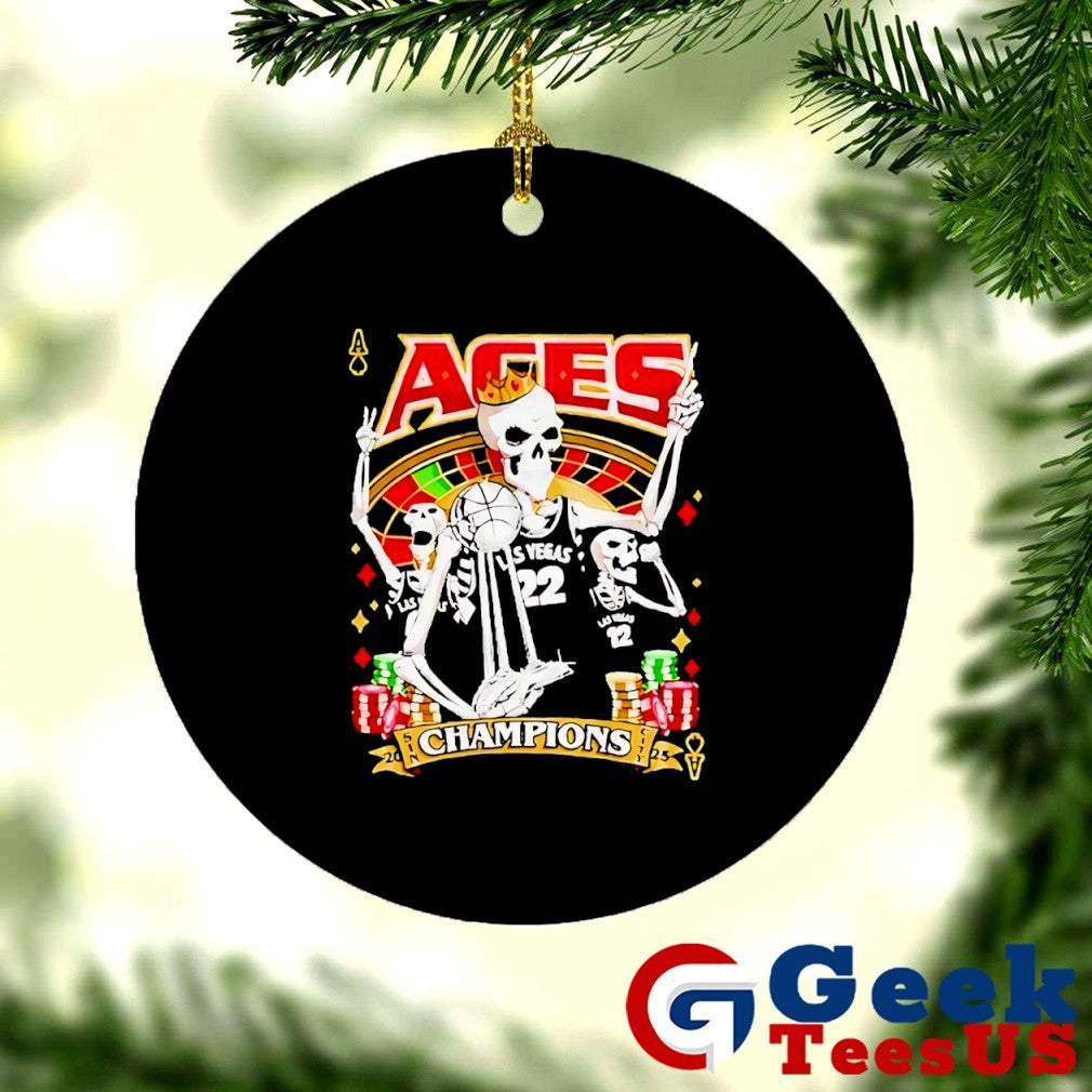 Skeleton Las Vegas Aces WNBA Champions 2025 Rep The Champs shirt