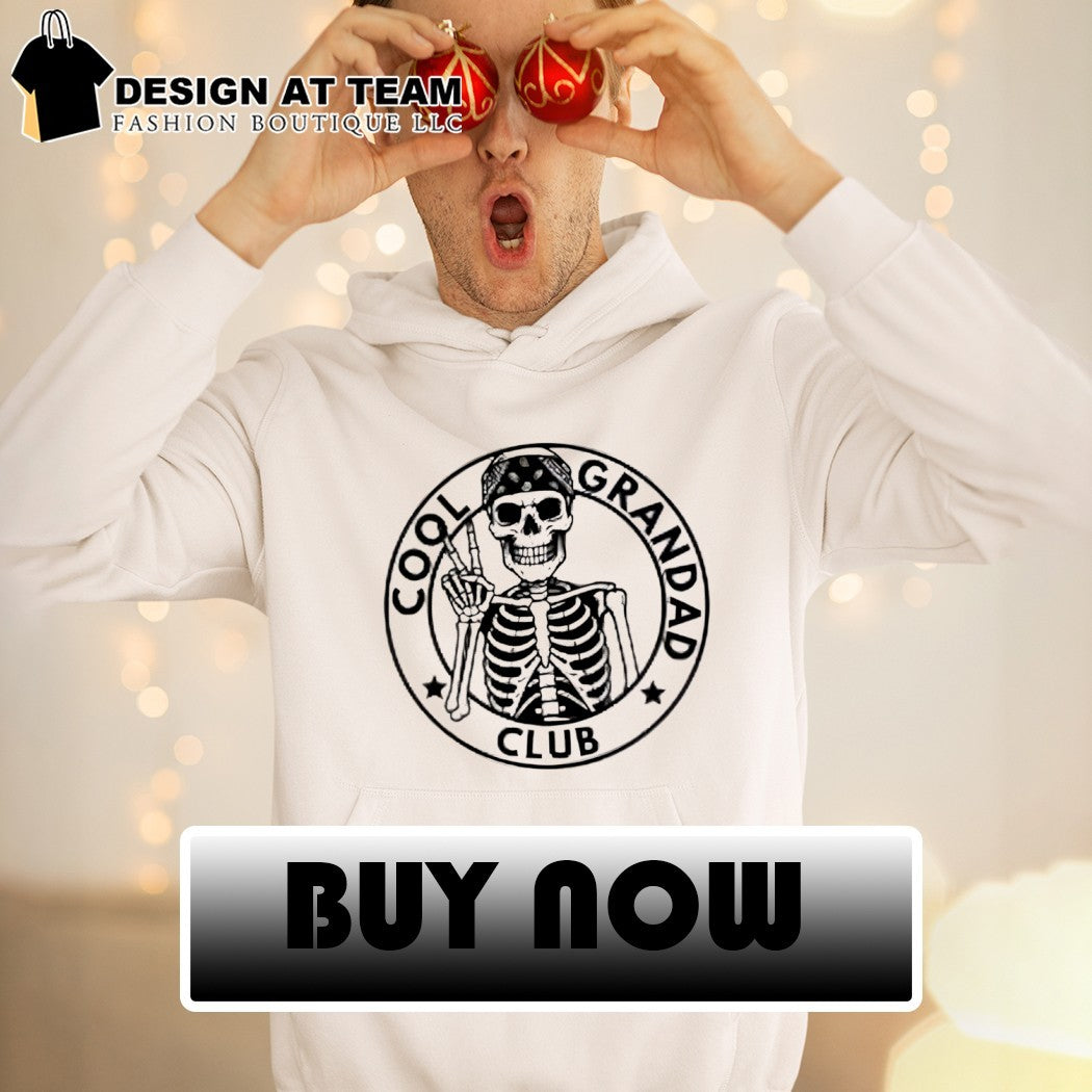 Skeleton cool grandad Present for Dad Father’s Day shirt