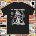 Skeleton just here for the firework not the fascist 4th of July shirt