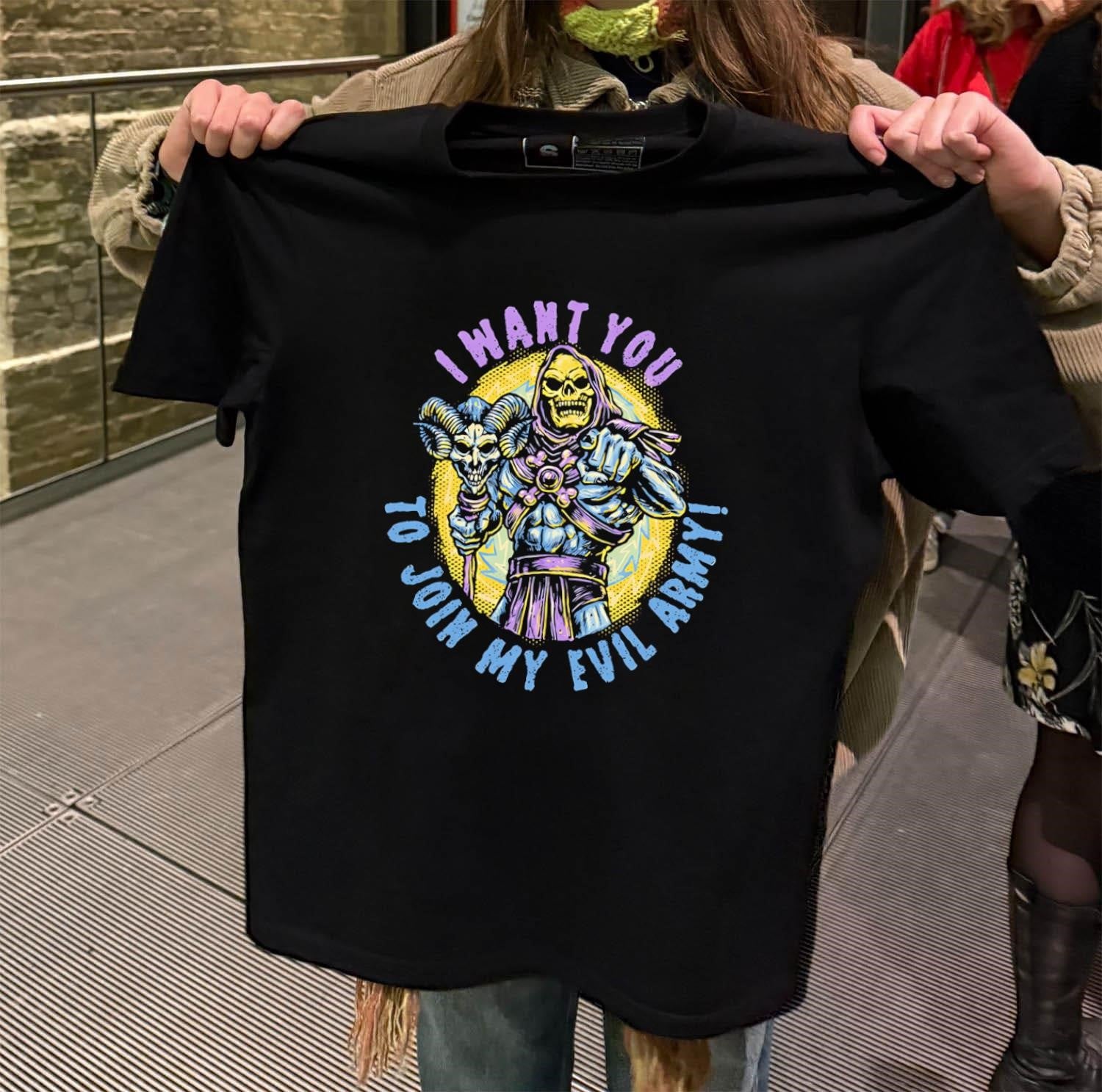 Skeletor I Want You To Join My Evil Army shirt