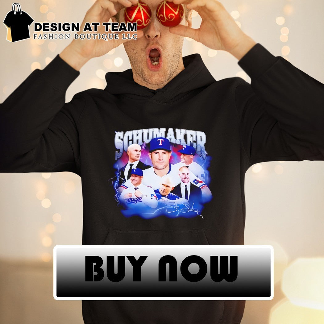 Skip Schumaker Texas Rangers baseball player collage tribute memorabilia shirt