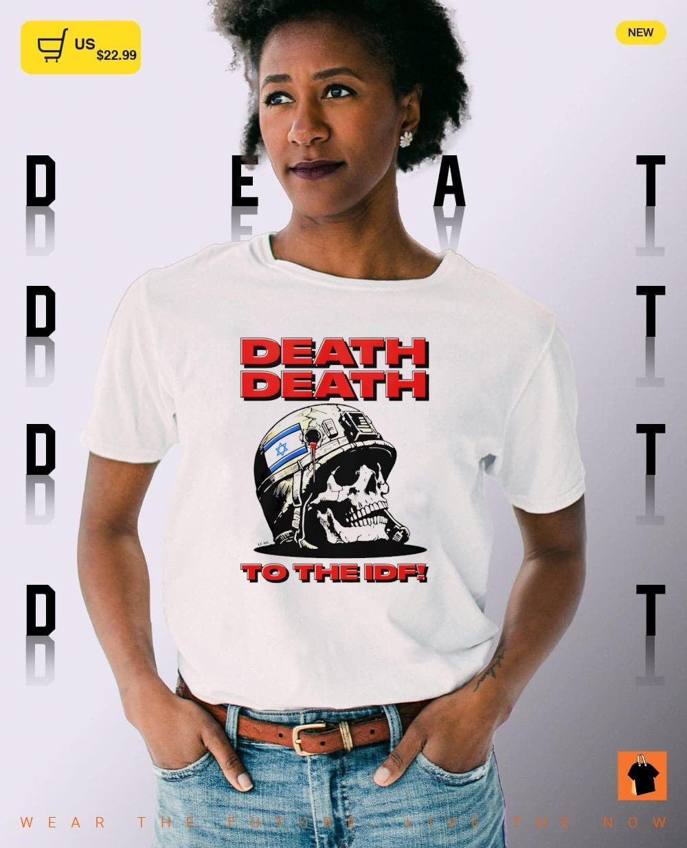 Skull Israel Death Death To The Idf shirt