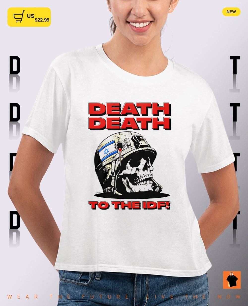 Skull Israel Death Death To The Idf shirt