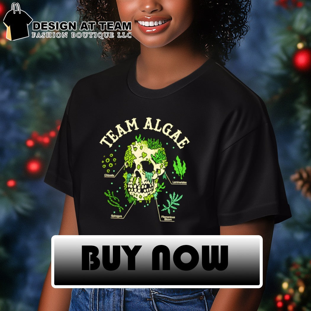 Skull Team Algae chlorella laminariales spirogyra filamentous bloom shirt