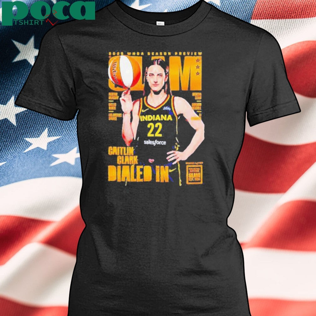 Slam 2025 Wnba season preview Caitlin Clark dialed in Indiana Fever shirt