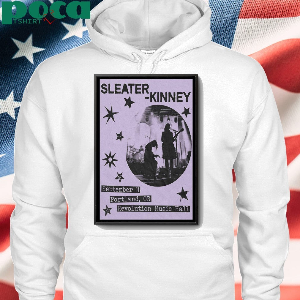 Sleater Kinney Portland OR Sept 11 2025 Poster shirt